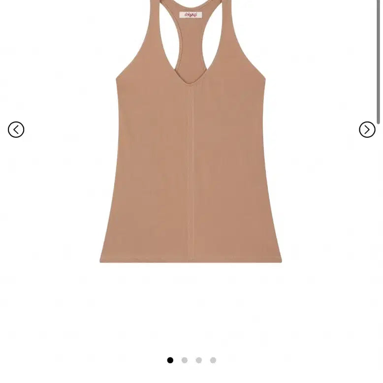 [BUNJANG] Chiyagi Racerback Sleeveless Top Apricot M / 키야기 chiyagi 레이서백 슬리브리스 탑 애프리콧 M사이즈