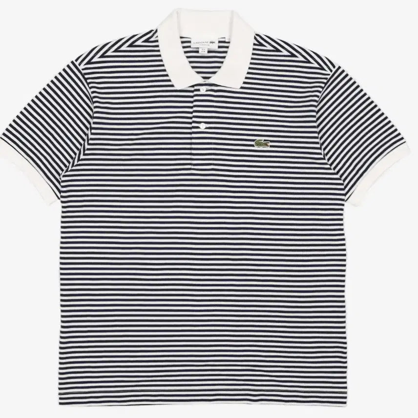 [BUNJANG] Lacoste Striped Collar T-Shirt / 라코스테 스트라이프 카라티 남성 팝니다.정가20만원