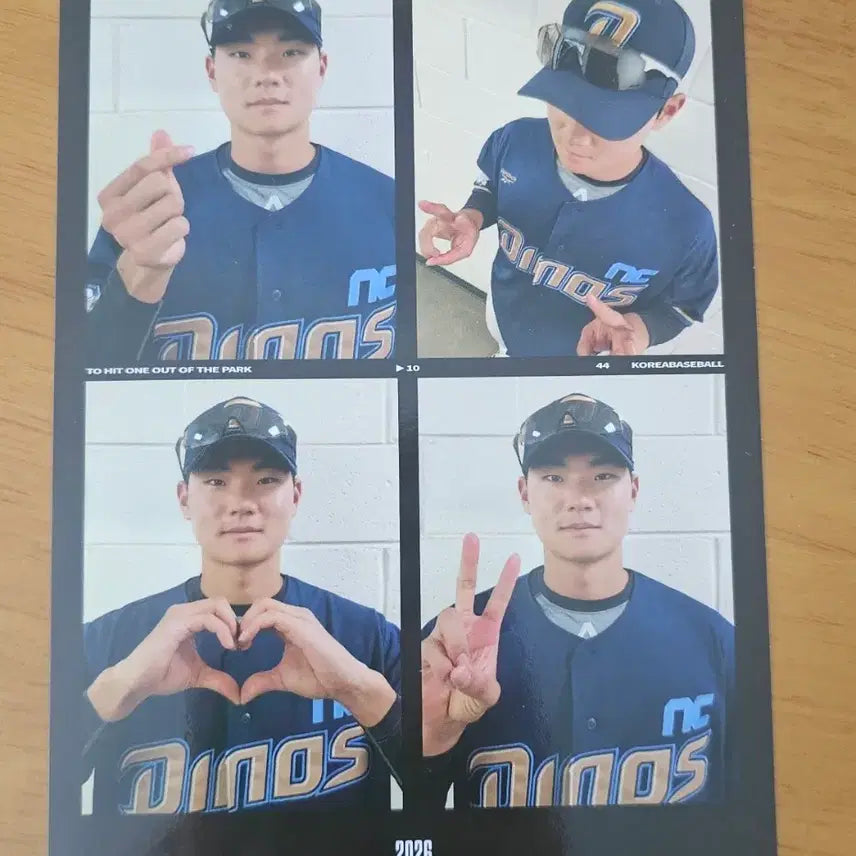 [BUNJANG] NC Dinos Kim Ju-won Four-Cut Photo / nc 다이노스 김주원 네컷포토