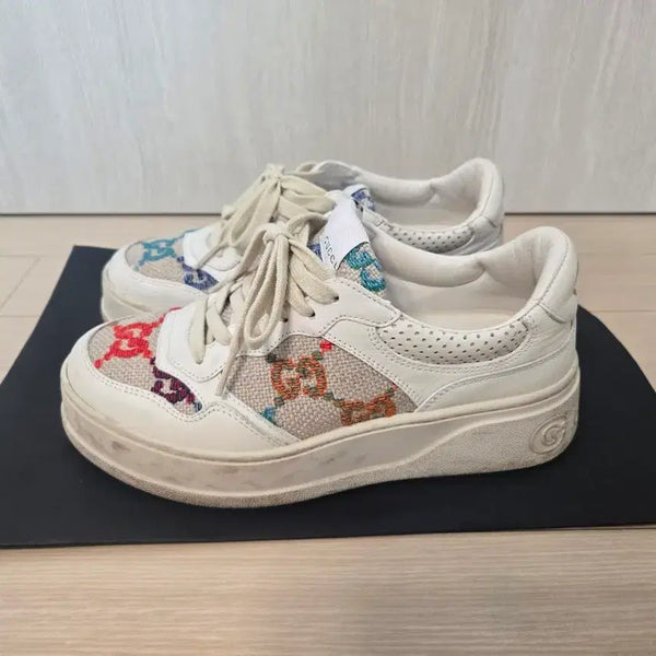 [BUNJANG] Gucci GG Sneakers White / 구찌 GG 스니커즈 화이트