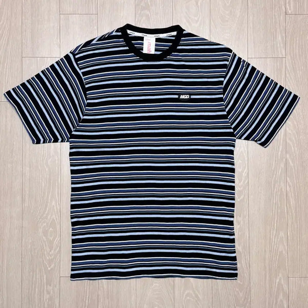 [BUNJANG] Mahagrid Stripe Short-Sleeve T-Shirt / 마하그리드 스트라이프 반팔 티셔츠 L