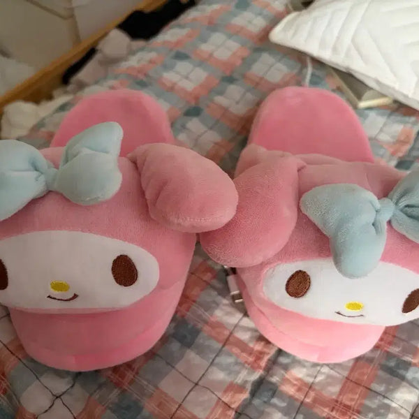 [BUNJANG] My Melody Platform Slippers / 양지뢰 양산형 지뢰계 마이멜로디 슬리퍼