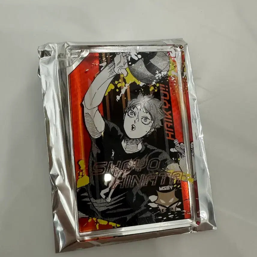 [BUNJANG] Haikyu!! Jump Shop Dominon Style Original Drawing Acrylic Block Charm - Hinata Shoyo / 하이큐 점프샵 도미니풍 원화 아크릴 블럭 블록 키링 히나타 쇼요 굿즈