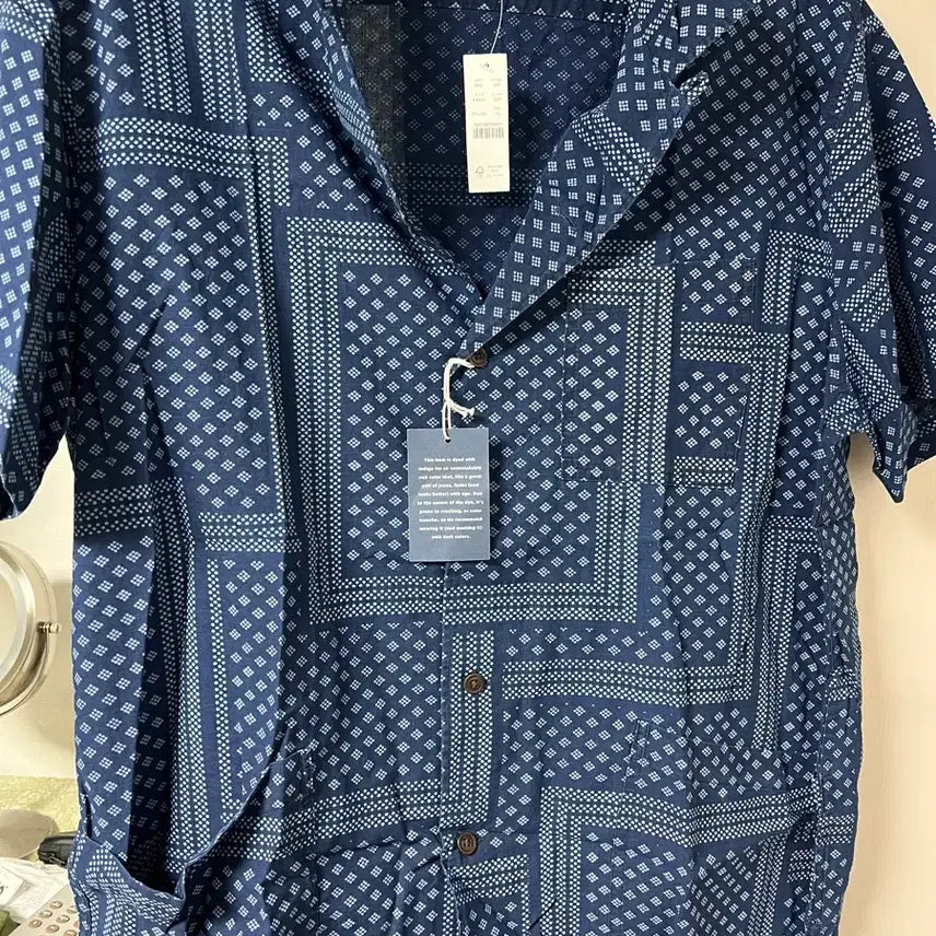 [BUNJANG] J.Crew Bandana Short Sleeve Shirt / 제이크루 반다나 반팔셔츠 판매합니다