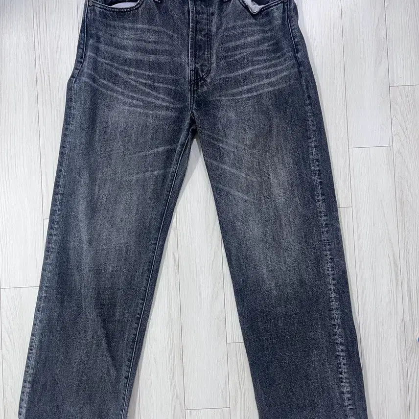 [BUNJANG] Outstanding Salvage Black Denim Pants 32 / 아웃스탠딩 셀비지 블랙데님 팬츠 32