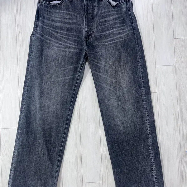 [BUNJANG] Outstanding Salvage Black Denim Pants 32 / 아웃스탠딩 셀비지 블랙데님 팬츠 32