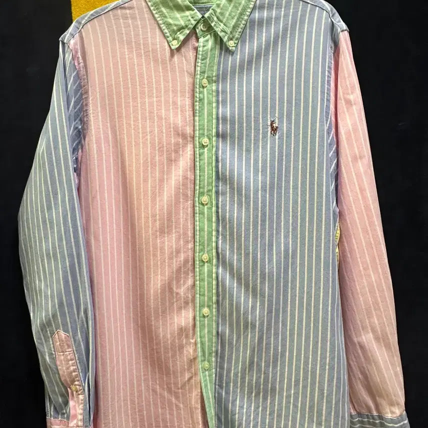 [BUNJANG] Polo Ralph Lauren Classic Fit Multi-Stripe Fun Shirt (M) / [정품] 폴로 랄프로렌 멀티 스트라이프 펀셔츠 (M)