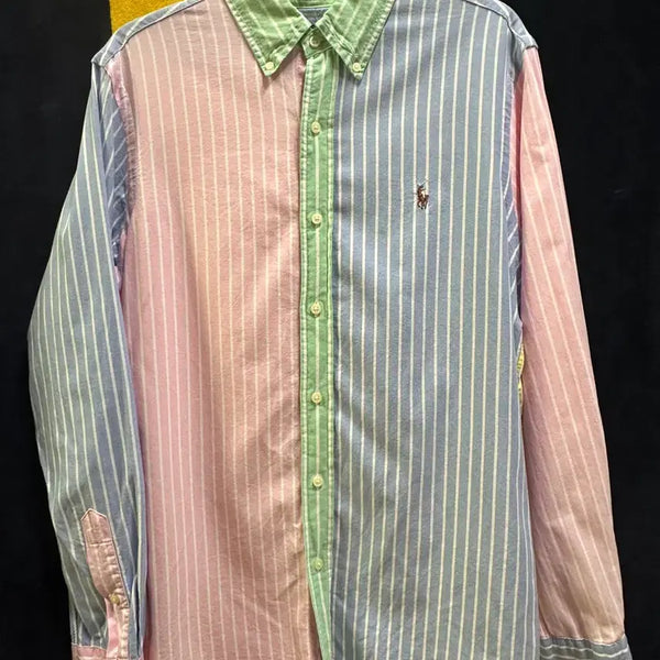 [BUNJANG] Polo Ralph Lauren Classic Fit Multi-Stripe Fun Shirt (M) / [정품] 폴로 랄프로렌 멀티 스트라이프 펀셔츠 (M)