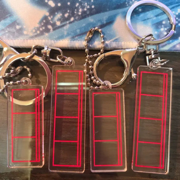 [BUNJANG] Gyunju Acrylic Keyring Set (4 Pieces) / 견줄지 아크링 키링 4개세트