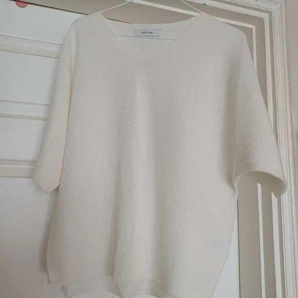 [BUNJANG] ISABBABA Knit Blouse / 아이잗바바 시원한 니트블라우스