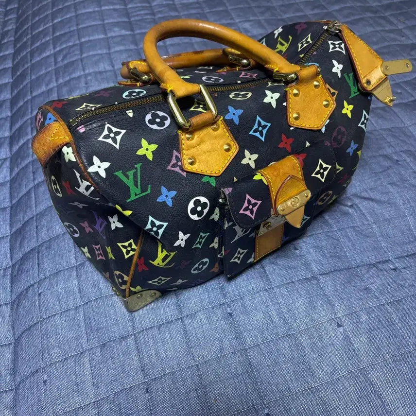 [BUNJANG] Louis Vuitton Speedy 30 Monogram Multicolor Bag / 루이비통 스피디 모노그램 멀티컬러