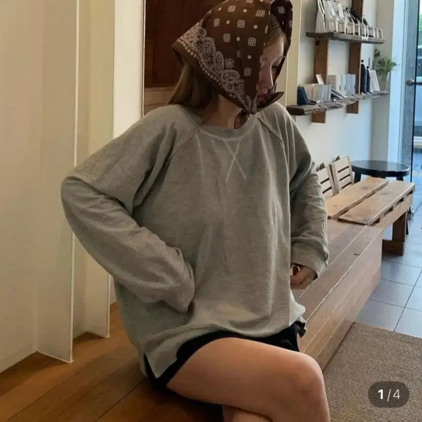 [BUNJANG] Outfit Premium Summer Sweatshirt / 아웃핏 프리미엄 맨투맨 여름 썸머 장마