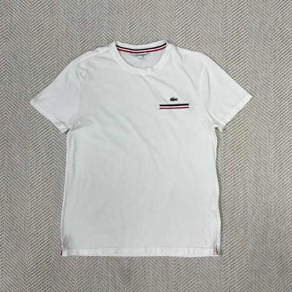 [BUNJANG] Lacoste White T-Shirt Size 3 (95) / 라코스테 흰색 반팔티 3사이즈(95)