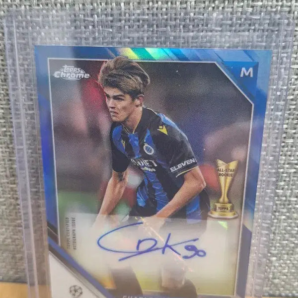 [BUNJANG] Topps Chrome Charles De Ketelaere Auto Belgium National Team 1/150 / 탑스크롬 샤를 데 케텔라에르 오토