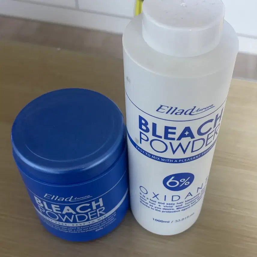 [BUNJANG] Aurora Super Bleach Hair Bleaching Agent + Oxidizer / (1회사용)오로라 슈퍼블리치탈색제+산화제