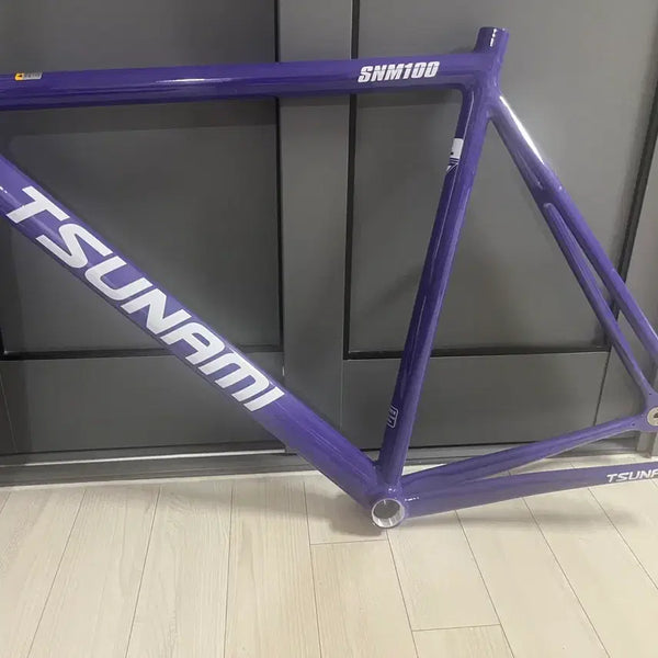 [BUNJANG] Tsunami SNM100 Bicycle Frame (Purple, Size L) / 쓰나미 보라 프레임