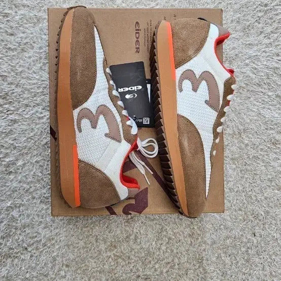 [BUNJANG] Eider Sneakers Brown/White Size 280 / 아이더 스니커즈 280