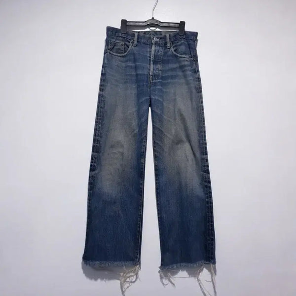 [BUNJANG] Levi's 501 XX Big E Selvedge Denim Jeans (USA Made, Vintage 90s) / 희귀 90s 리바이스 USA 501 XX 빅E 셀비지 데님팬츠 청바지 31-32