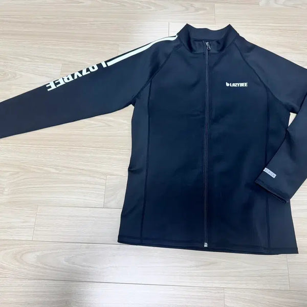 [BUNJANG] LAZYBEE Men's Zip-Up Rash Guard XL Black / LAZYBEE 남성 래쉬가드 집업 XL 블랙