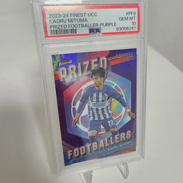 [BUNJANG] 2023-24 Topps Finest Brighton Mitoma Kaoru Prizmed Footballer Insert #299 PSA 10 / 23-24 탑스 파이니스트 브라이튼 미토마 카오루 프라이즈드 풋볼러 인서트 299한정 PSA10