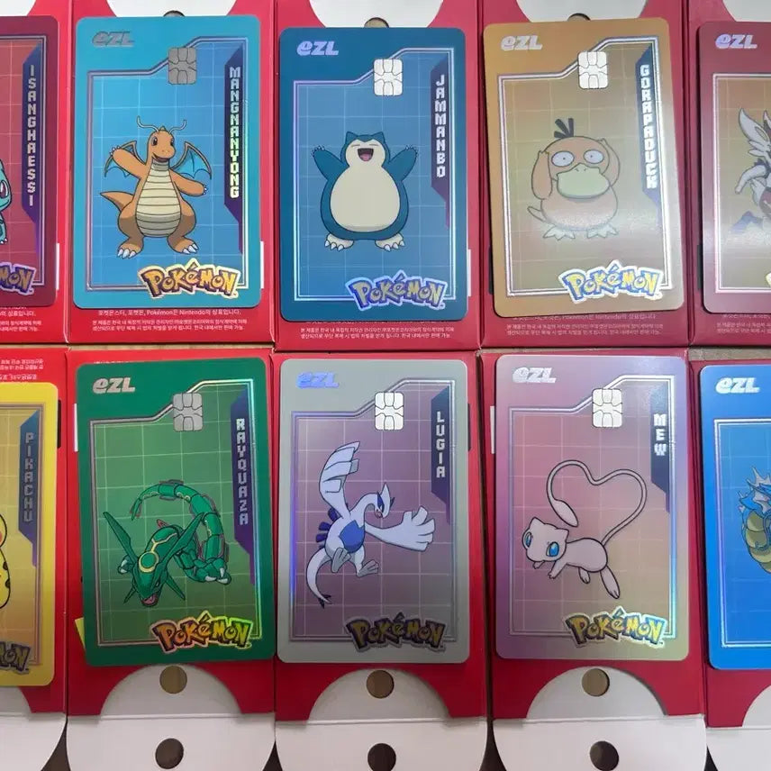 [BUNJANG] Pokemon I'sl Transportation Card Set / 포켓몬 이즐 교통카드