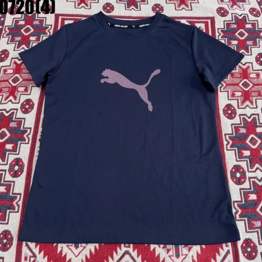 [BUNJANG] Puma Navy Short Sleeve T-Shirt / 푸마 반팔 티셔츠 네이비 0720