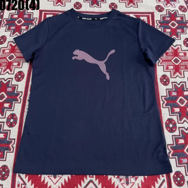 [BUNJANG] Puma Navy Short Sleeve T-Shirt / 푸마 반팔 티셔츠 네이비 0720