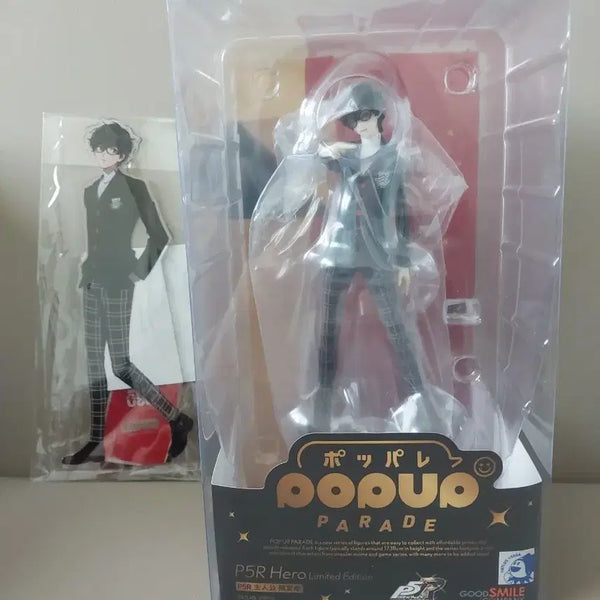 [BUNJANG] Persona 5 Protagonist Figure & Acrylic Stand Bundle / 페르소나5 주인공 피규어 및 아크릴 스탠드 일괄 판매