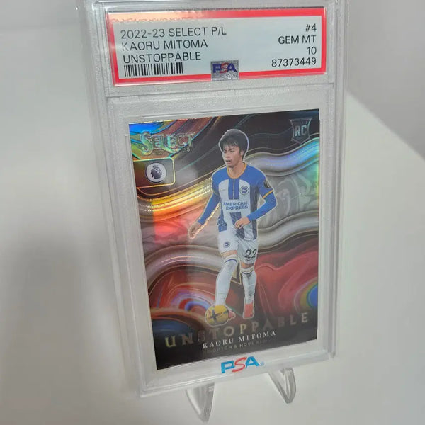 [BUNJANG] 22-23 Panini Select Brighton Mitoma Rookie Unstoppable PSA 10 Trading Card / 22-23 파니니 EPL 셀렉트 브라이튼 미토마 루키 언스토퍼블 PSA10 카드