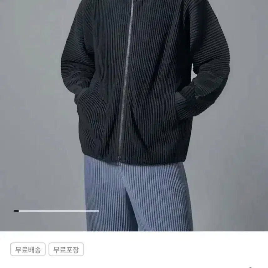 [BUNJANG] Homme Plissé Oversized High Neck Zip-Up August Monthly (Sizes 2, 3) / [구매] 옴므플리세 / 오버사이즈 하이넥 집업 8월 먼슬리 2, 3사이즈