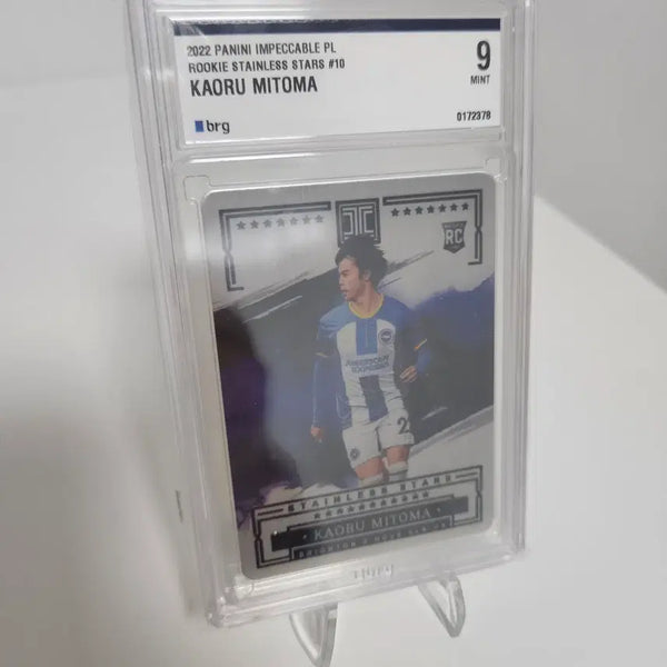 [BUNJANG] 2022 Panini EPL Impeccable Brighton Mitoma Rookie Stainless Steel Card #71 / 2022 파니니 EPL 임페커블 브라이튼 미토마 루키 스테인레스 71한정 BRG9 카드