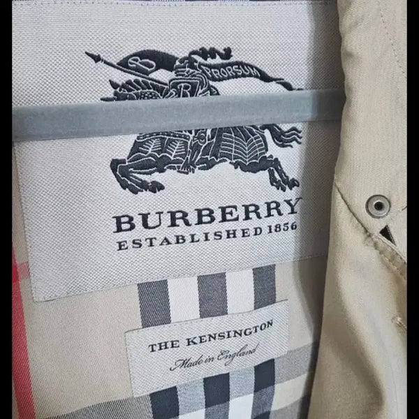 [BUNJANG] Burberry Kensington Long Trench Coat Beige Cotton / 버버리 켄싱턴 롱 트렌치 코트