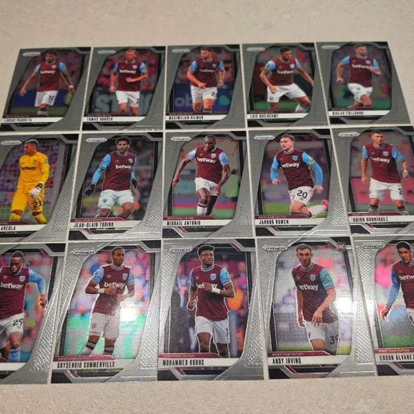 [BUNJANG] 24-25 Panini Prizm West Ham Base Set Football Cards / 24-25 파니니 프리즘 웨스트햄 베이스랏 판매합니다