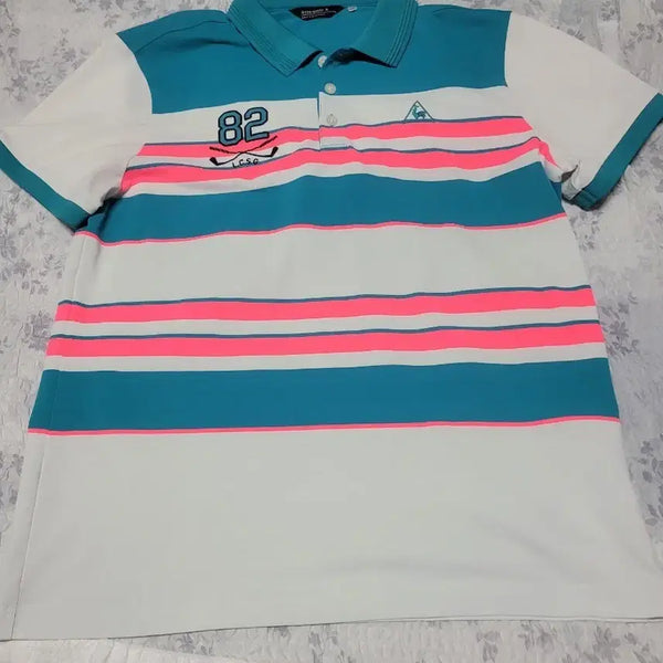 [BUNJANG] Le Coq Sportif Men's Golf T-Shirt Size 100 / 르꼬끄골프티셔츠
