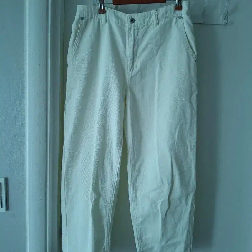 [BUNJANG] Briel Cotton Pants Ivory L Size / 브리엘 뒷밴딩바지  L사이즈