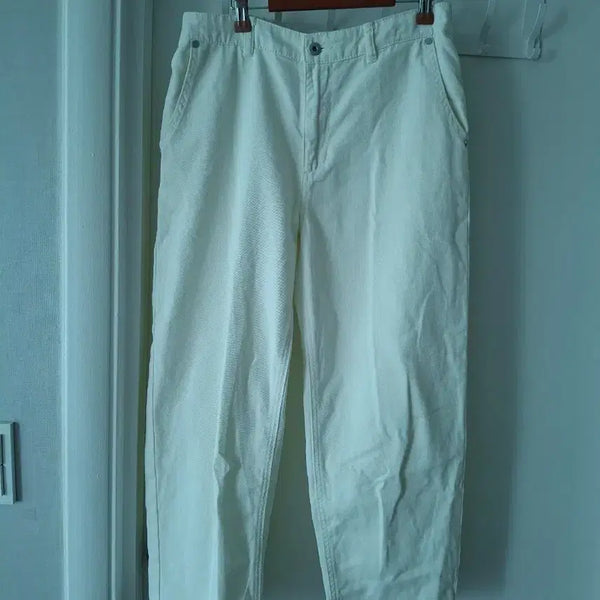 [BUNJANG] Briel Cotton Pants Ivory L Size / 브리엘 뒷밴딩바지  L사이즈