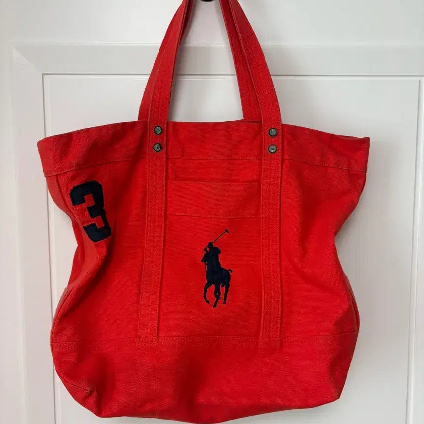 [BUNJANG] Polo Ralph Lauren Big Pony Tote Bag / 폴로 빅포니 토트백