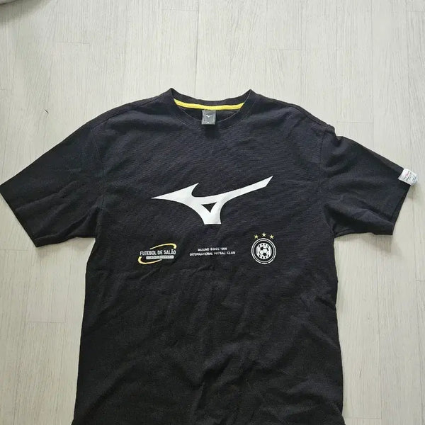 [BUNJANG] Mizuno Black T-Shirt - Size M / 미즈노 티셔츠 블랙 - M