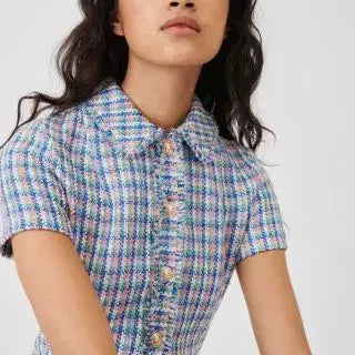 [BUNJANG] MAJE Multicolor Tweed Dress 40 / MAJE 마쥬 멀티컬러 트위드 원피스 40