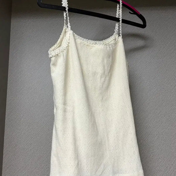 [BUNJANG] Comomory Vintage Layered Sleeveless Top / 레이어드 나시 빈티지 코코모리 코모 와이즈걸 와걸 카메 카라하나 스즈코 에겐