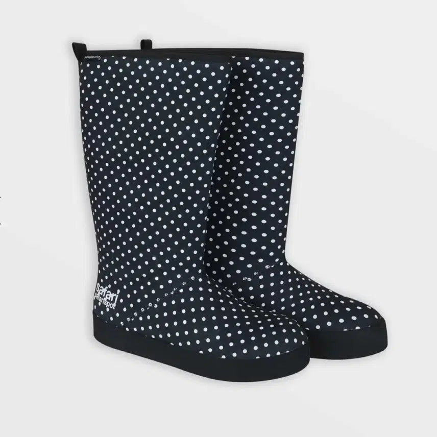 [BUNJANG] Safarispot Dot Rain Boots Black 250 / 사파리스팟 도트 레인부츠 블랙 250