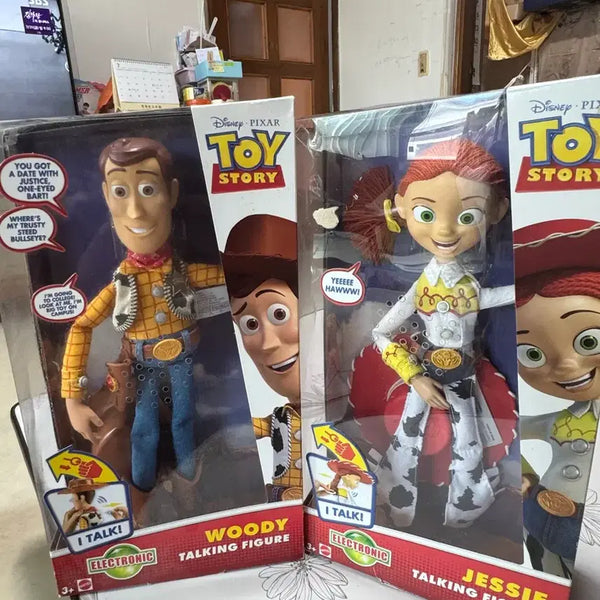 [BUNJANG] Disney Pixar Toy Story Mattel Talking Woody and Jessie Figures (Unsealed) / 토이스토리 마텔 우디 제시