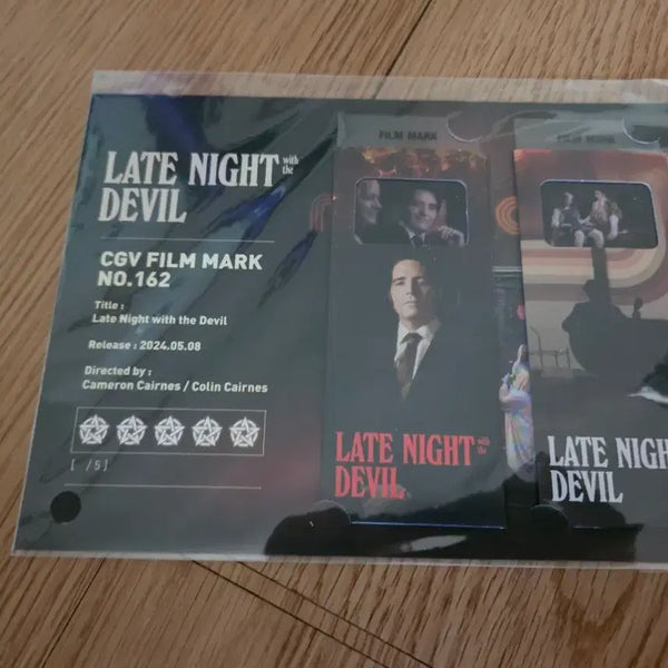 [BUNJANG] Demon's Talk Show Film Mark / 악마와의 토크쇼 필름마크
