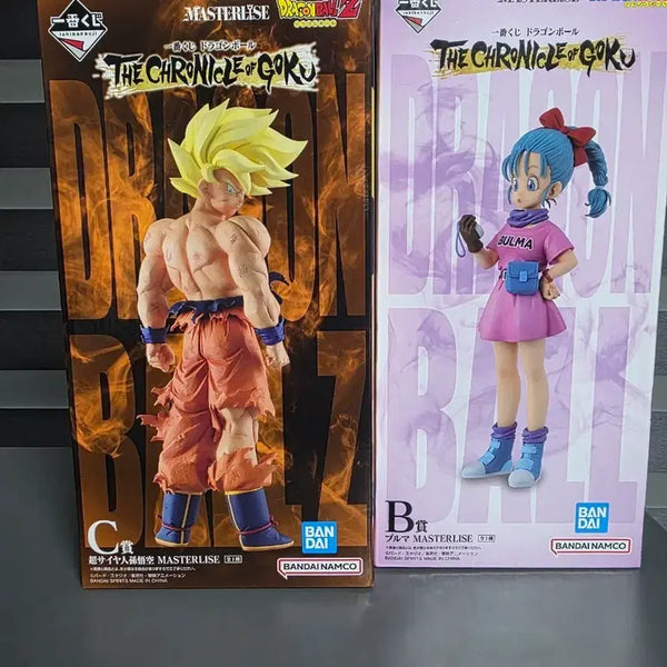 [BUNJANG] Dragon Ball Chronicle Son Goku & Bulma Figures (Sealed) / 드래곤볼 크로니클 c상 손오공 b상 부르마 미개봉 피규어