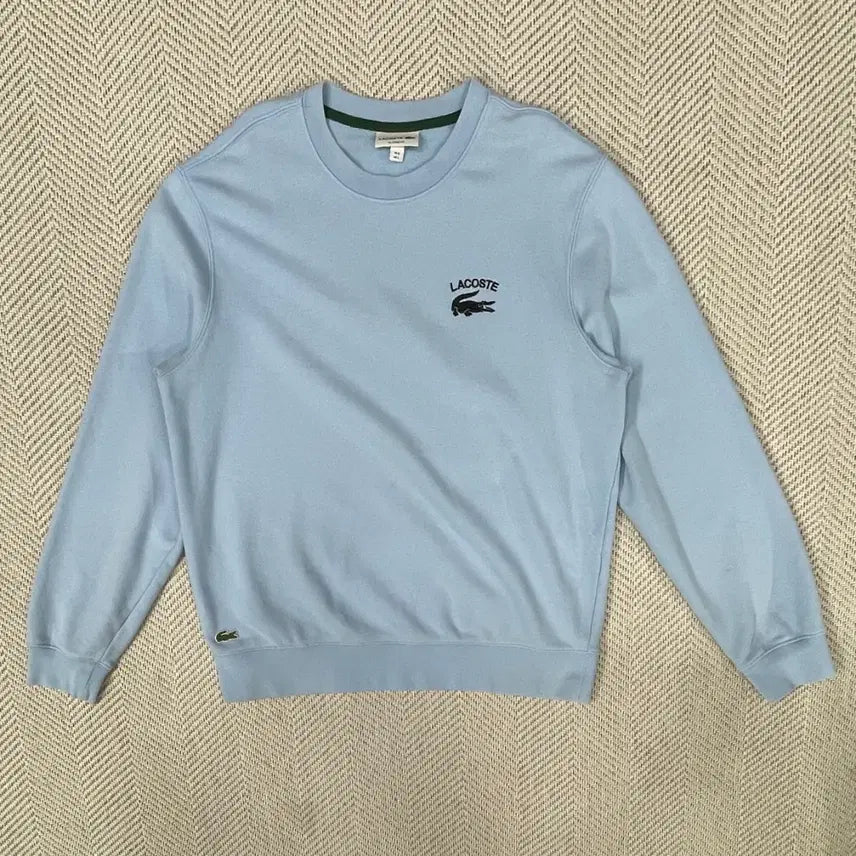 [BUNJANG] Lacoste Sweatshirt Light Blue Size XL / 라코스테 맨투맨 라이트블루 5사이즈(XL)