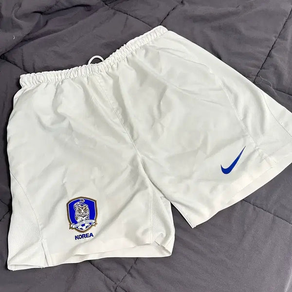 [BUNJANG] Nike Baekho National Team Shorts Large White / 나이키 백호 국대 반바지 라지 화이트