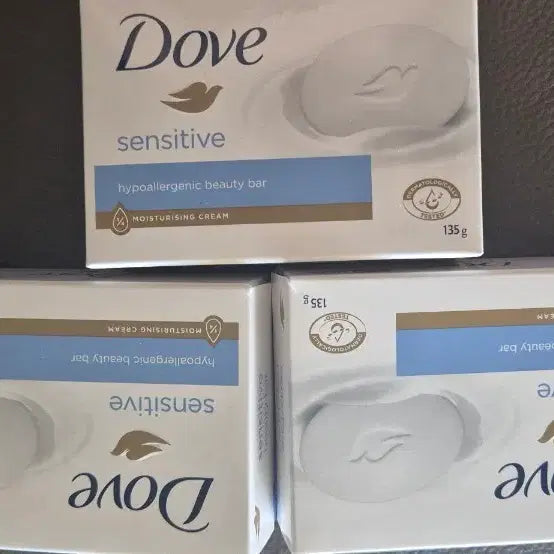 [BUNJANG] Dove Sensitive Beauty Bar Soap 3-Pack / 도브