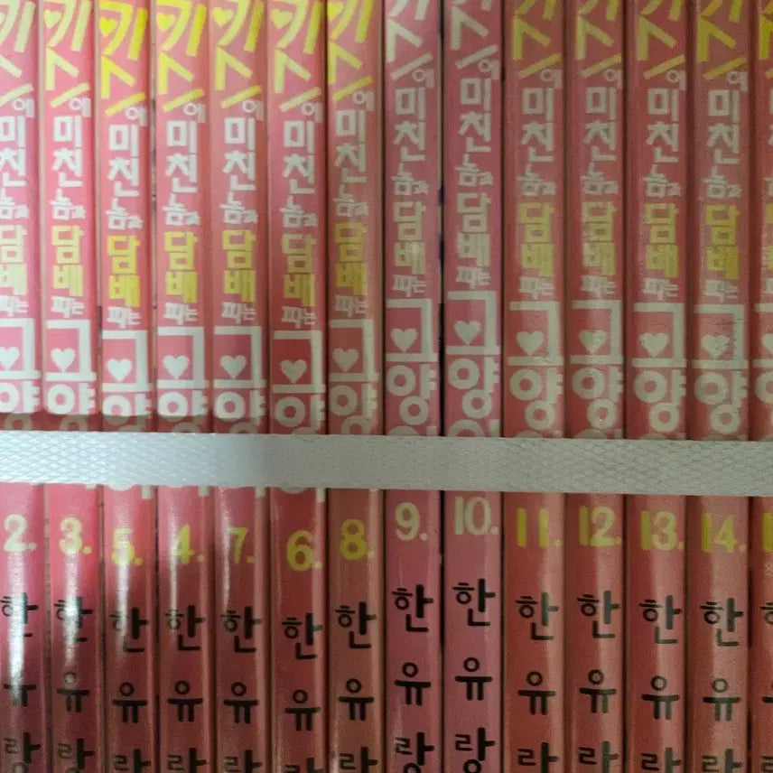 [BUNJANG] Kissing Mad Guy and Dam's Cat Vol. 1-15 Set / 키스에미친놈과담 배피는고양이1-15완