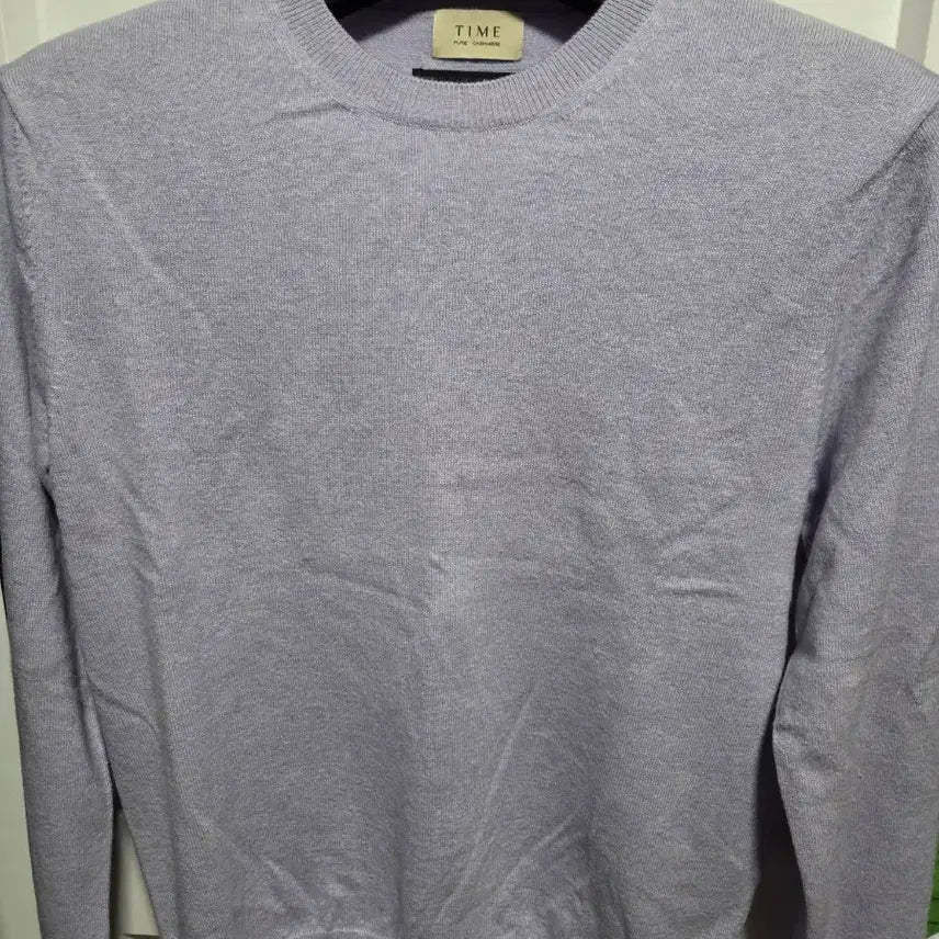 [BUNJANG] Time Homme Pure Cashmere Lavender Sweater / 타임옴므 퓨어 캐시미어 라벤더 스웨터
