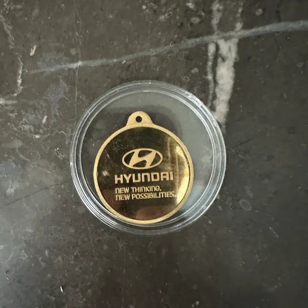 [BUNJANG] Hyundai Motor Company Commemorative Gold Medal / 현대자동차 기념주화 골드메달